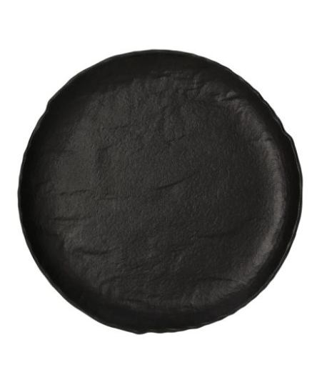 DESSERT PLATE CM 21  VULCANIA   BLACK